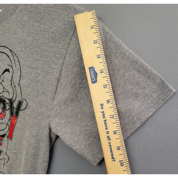 Disney Parks T-shirt Grumpy Adult Medium Gray Heathered Graphic Short Sleeves - Picture 9 of 11